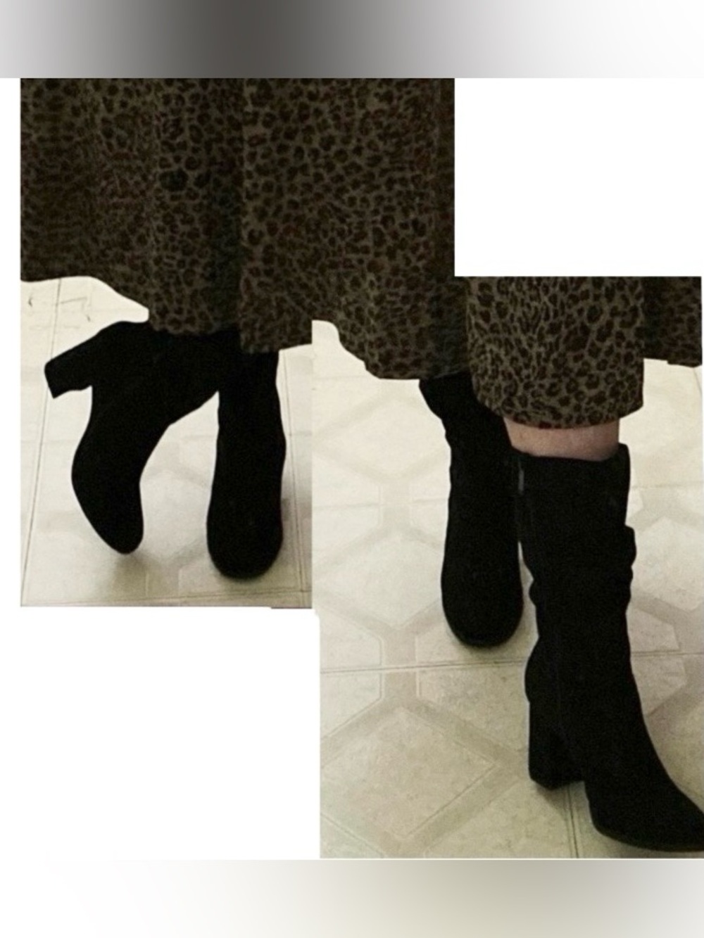 Style & Co. Black Microfiber Suede Boots - Picture 5 of 14